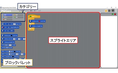 PGConソフトウェアの画面説明